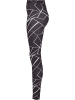 Urban Classics Urban Classics Damen Ladies AOP Leggings in geometric black