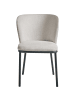 Beliani 2er-Set Esszimmerstuhl ARTESIA in Beige/Schwarz