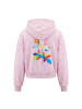 IZIA Women Hoodie in Light Rose