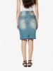 KOROSHI Damenrock mit Push-up-Effekt in Jeans in blau