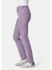 GOLDNER Kurzgröße:  Damen Jeans Slim Fit LOUISA, Stretch in lavendel