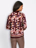 Heine Druckbluse in burgund-mauve-bedruckt