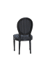 ebuy24 Essgruppe Amaretta (7-teilig) Schwarz 180 x 100 cm