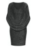 Vera Mont Cocktailkleid im Glitzer-Look in Dunkelblau/Grau