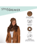 styleBREAKER Loop Schal in Cognac