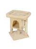 relaxdays Kratzbaum in Beige - (B)52,5 x (H)60 x (T)41 cm