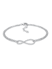 Elli Armband 925 Sterling Silber Infinity in Weiß