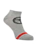 Carlo Colucci Sneakersocken Centaro in Grau