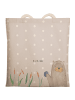 Mr. & Mrs. Panda Schultertasche Otter Stein ohne Spruch in Grau Pastell