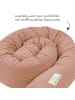 Julius Zöllner Bettschlange Waffelpique 180 cm - Dune in pink