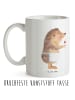 Mr. & Mrs. Panda Kaffeetasse Igel Wein ohne Spruch in Weiß