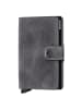 Secrid Vintage Miniwallet - Geldbörse RFID 6.5 cm in grey-black