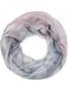 styleBREAKER Loop Schal in Grau-Rose