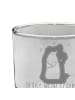 Mr. & Mrs. Panda Whiskey Glas Bär Lied mit Spruch in Transparent
