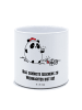 Mr. & Mrs. Panda Blumentopf Panda Weihnachtsgeschenk mit Spruch in Weiß