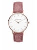 Paul Valentine Quarzuhr für Damen in pink