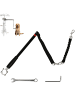 Pawhut Fahrradleine für Hunde 124L x 2B x 2H cm