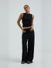 Seamless Basic Hose Jacquard in Black