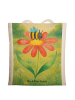 Mr. & Mrs. Panda festivaltasche Hummel Blume Design ohne Spruch in Weiß