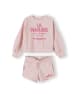 Minoti 2-tlg Langarmshirt & Hose 30FLEECE168 in hellpink