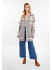 VIRITA Women Strickcardigan in Grau Mehrfarbig