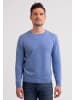 CASH-MERE.CH Rundhals Pullover in Azurblau