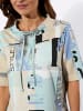 WITT WEIDEN Shirtkleid in bleu-sand-bedruckt