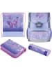 Herlitz Schulranzen Loop Plus Polyesther 310x390x220mm Butterfly Paradise