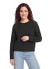 CARTOON Basic-Pullover mit Rundhalsausschnitt in Anthracite Melange