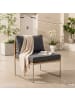 home24 Sesselmodul Cipressa Teak & Edelstahl in Grau / Teak / Silber