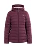 myMo Damen Wattierte Winterjacke in Aubergine