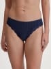 Calida Slip mit Spitzenrändern in Peacoat bl