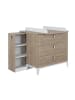 CALICOSY Bibliothek MARCEL in Helles Holz - (W) 49  x (H) 88  x (L) 31  cm