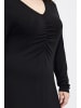 Fransa Jerseykleid FPDOT 20612864 Basic A-Linien-Kleid mit Raffung in schwarz