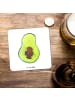 Mr. & Mrs. Panda Tischuntersetzer Avocado Kern ohne Spruch in Weiß