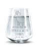 Mr. & Mrs. Panda Tumbler Glas Sternzeichen Steinbock mit Spruch in Transparent