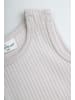 Coccodrillo Rippen-Body ohne Ärmel in grau