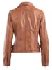 CBL Damen Lederjacke in cognac braun