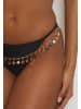 Moda Minx Bikini Hose Havana Maria Coin Chain in Schwarz