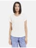 TAIFUN T-Shirt Kurzarm Rundhals in Offwhite