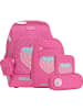 BECKMANN Active Air FLX Schulrucksack Set 6-tlg. Strawberry in rot