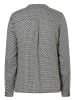 More & More Viskosebluse in circle twotone print black offwhite