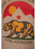 King Kerosin King Kerosin Oilwash T-Shirt Motor State CA in hellbraun