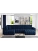 MF Design Bonita Recamiere Rechts in Dunkelblau -  (L) 175 x (B) 350 x (H) 92 cm