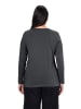 Ulla Popken Shirt in anthrazit melange