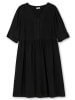 sheego A-Linien-Kleid in schwarz