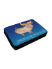 Mr. & Mrs. Panda Etui Sternzeichen Stier mit Spruch in Sternenhimmel Blau