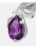 Diamant L'éternel Ohrringe aus 585 Weißgold mit Amethyst
