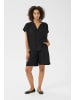 Kaffe Kurzarm-Bluse KAmilia Loose fit in Black Deep