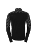 uhlsport  1/4 ZIP TOP Progressive 28 Kids in schwarz